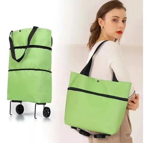 UrbanRoll™ | Bolso Carrito Plegable 2 en 1