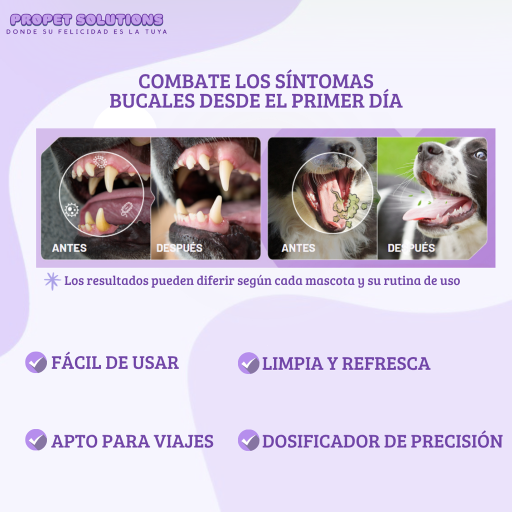 OralPet Pro™ | Spray Bucal Antibacterial para Perros y Gatos