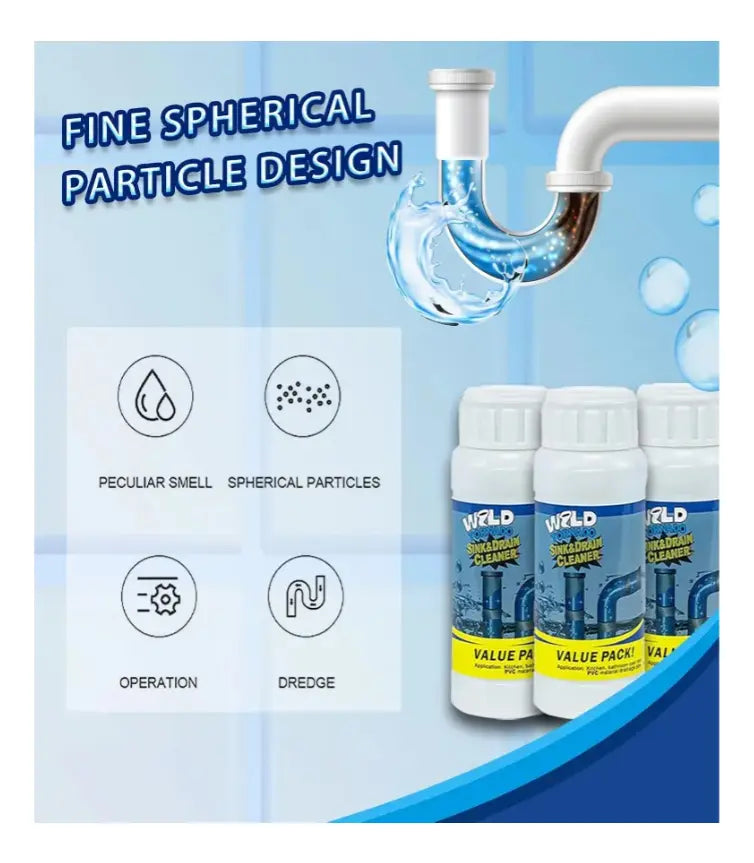 HydroBlast™ | Destapador Enzimático de Cañerías Pack x3