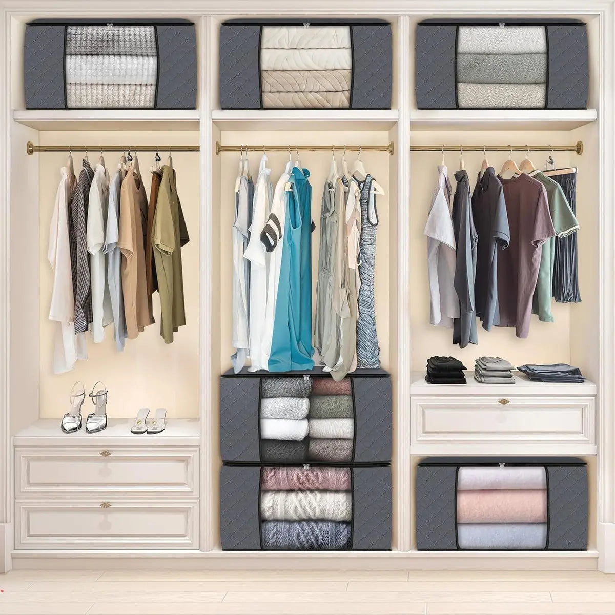 SmartFold™ | Organizador de Ropa con Visor Transparente