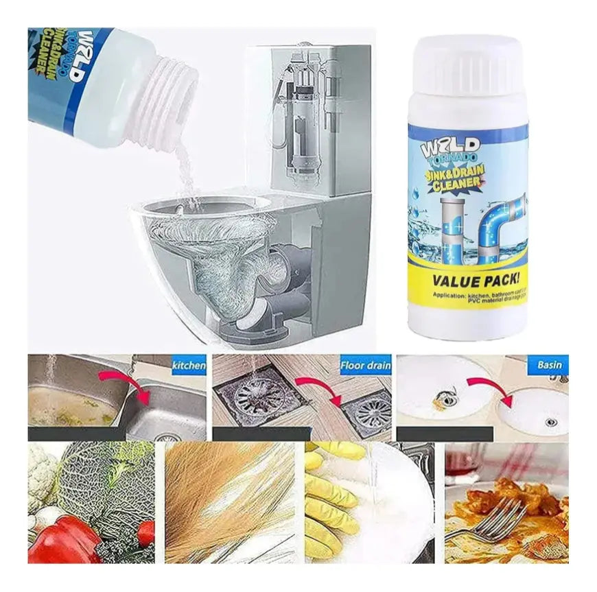 HydroBlast™ | Destapador Enzimático de Cañerías Pack x3