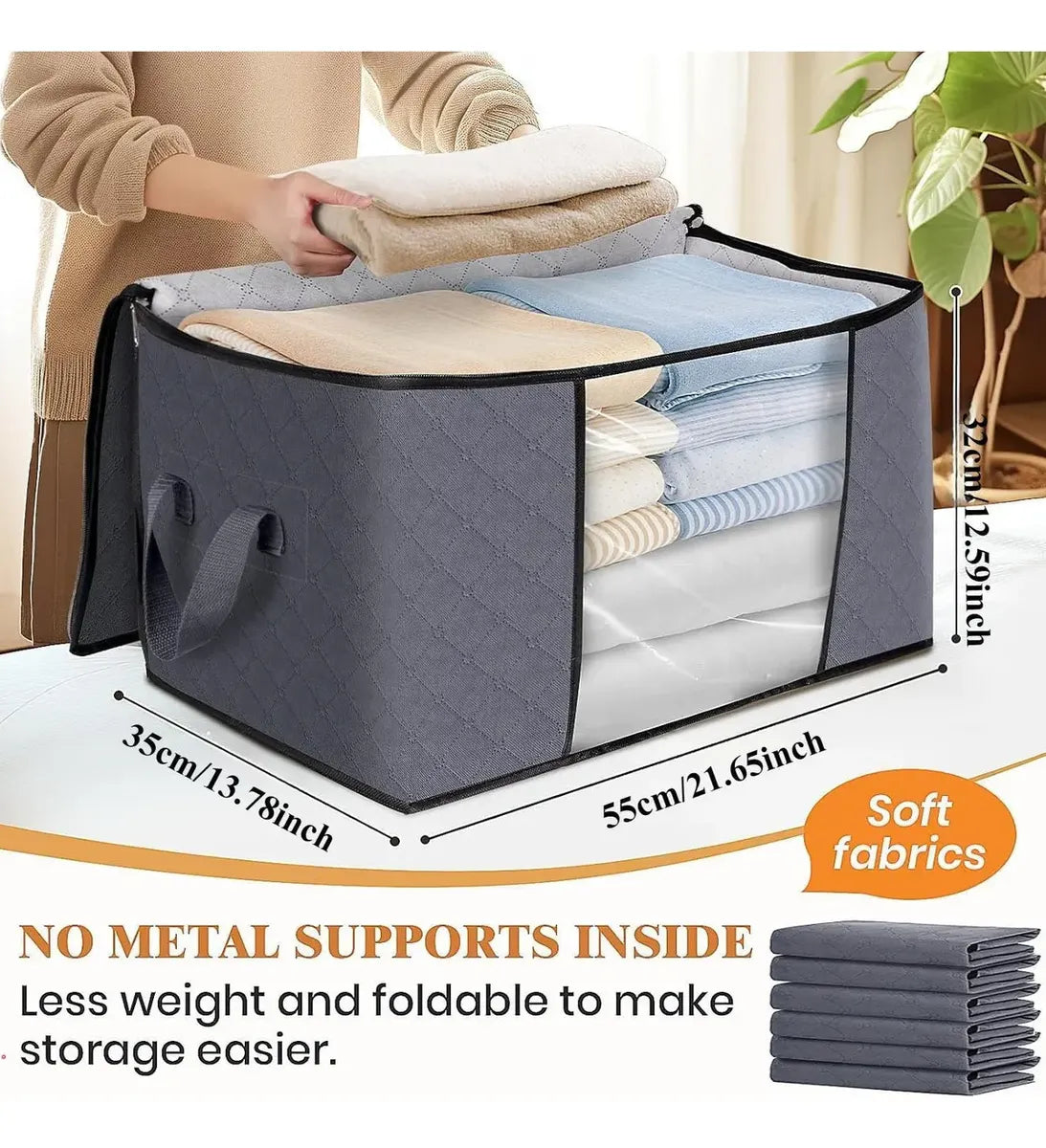 SmartFold™ | Organizador de Ropa con Visor Transparente