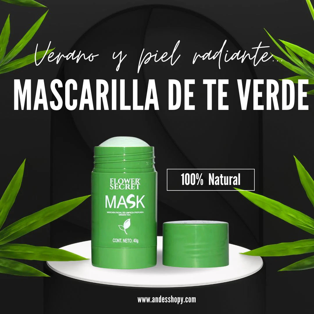 GreenBar™ | Mascarilla Facial Sólida de Té Verde