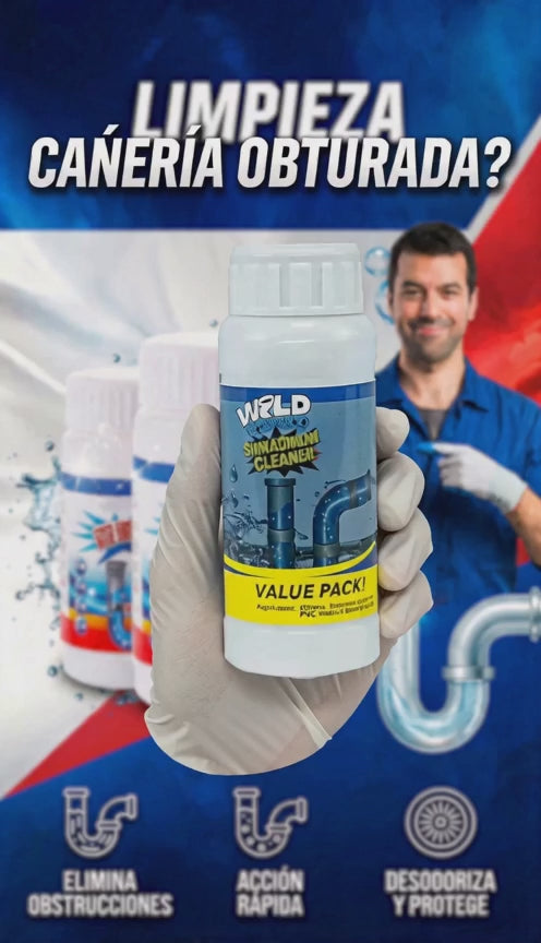 HydroBlast™ | Destapador Enzimático de Cañerías Pack x3